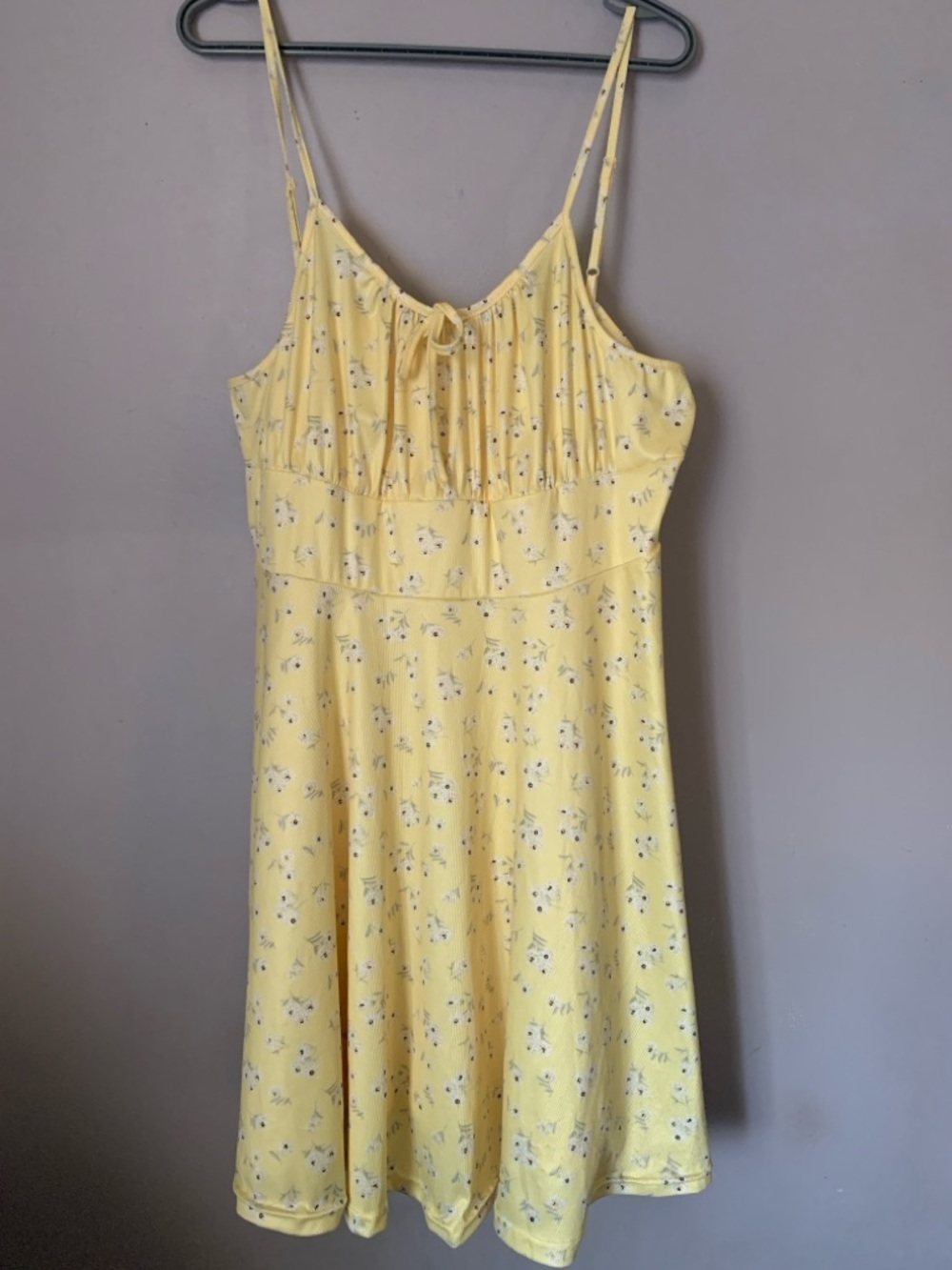 Yellow Floral Sundress 3XL Cottagecore Milkmaid Dress
